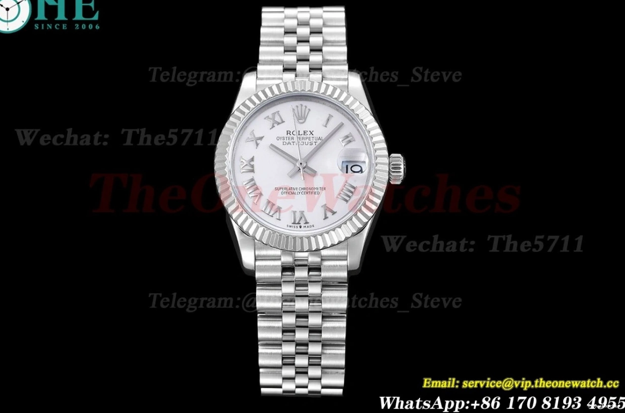 Datejust 31mm SS WF Rmn A2671 SS White ladies 0326